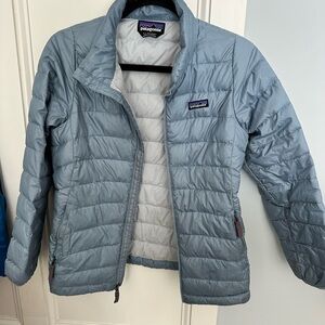 Patagonia Sky Blue Quilted Jacket